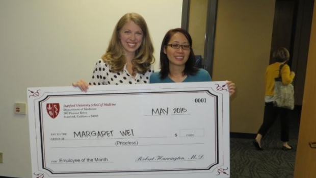 Margaret Wei receives award